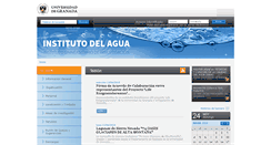 Desktop Screenshot of institutodelagua.es