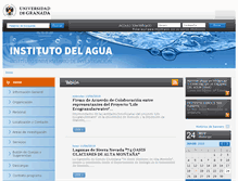Tablet Screenshot of institutodelagua.es